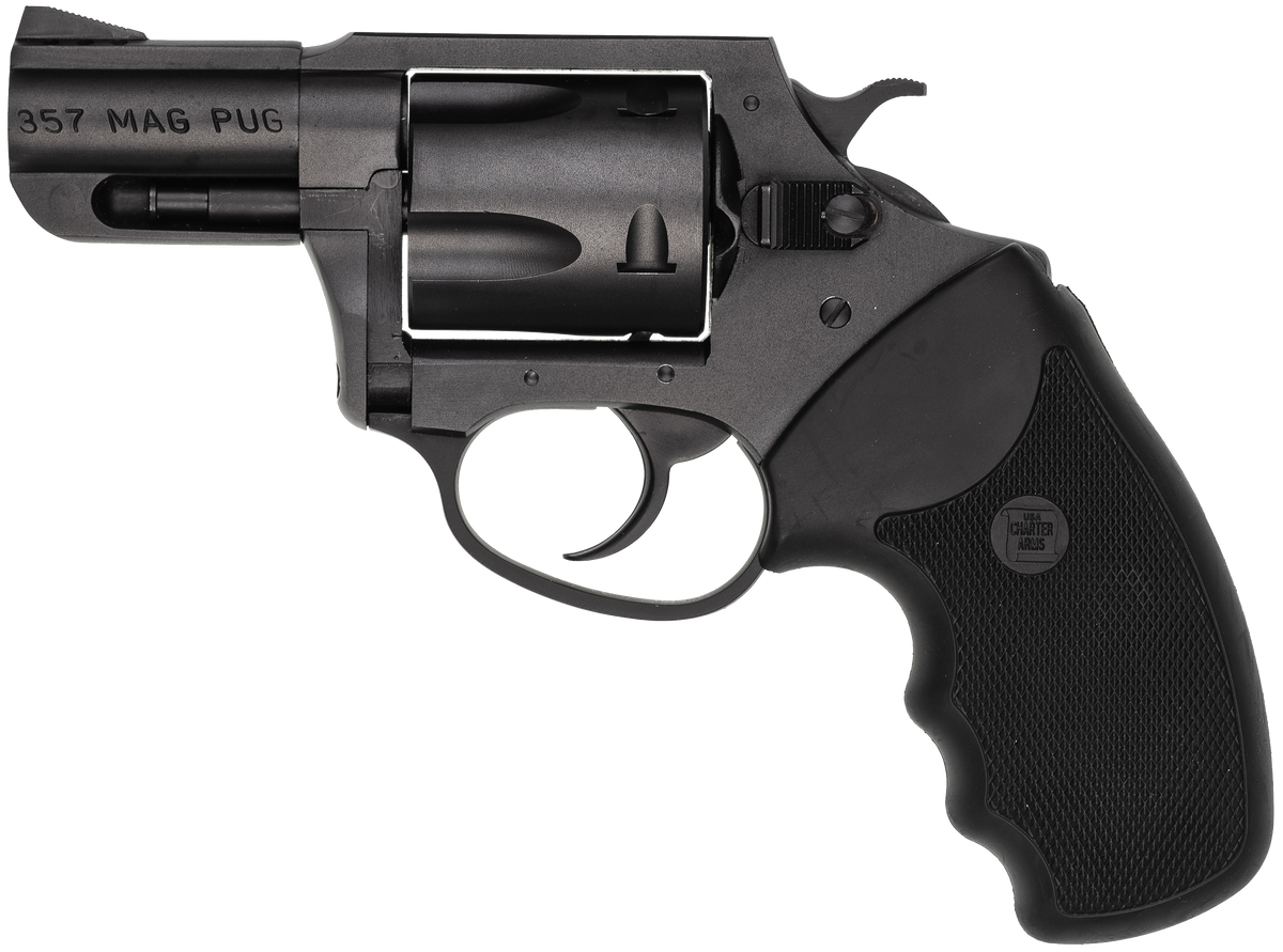 Charter Arms Mag Pug 357 Mag 2.20" 5-Shot DA/SA Revolver - Black Stainless — view 2