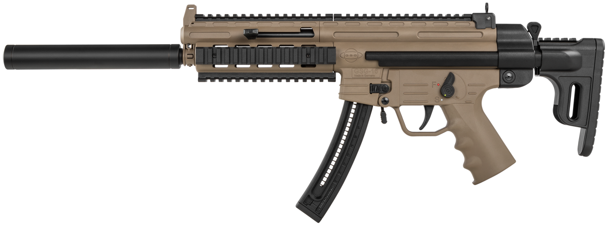 GSG GSG-16 22 LR 16.25" 22+1 Semi-Auto Rifle - Tan/Black — view 2