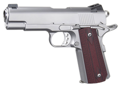 Ed Brown 1911 Executive Commander 45 ACP 4.25" 7+1 SAO Pistol - Serrated Stainless — view 2