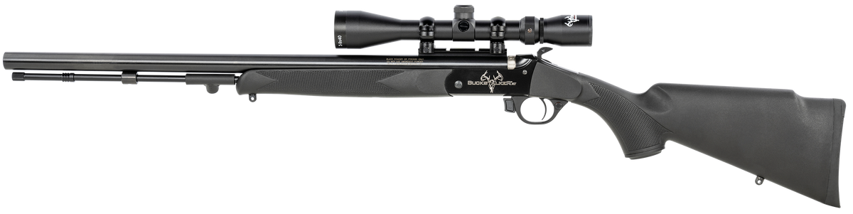 Traditions Buckstalker XT 50 Cal 209 Primer 24" Blued Barrel Black Synthetic Stock 3-9x40 Scope Muzzleloader — view 2