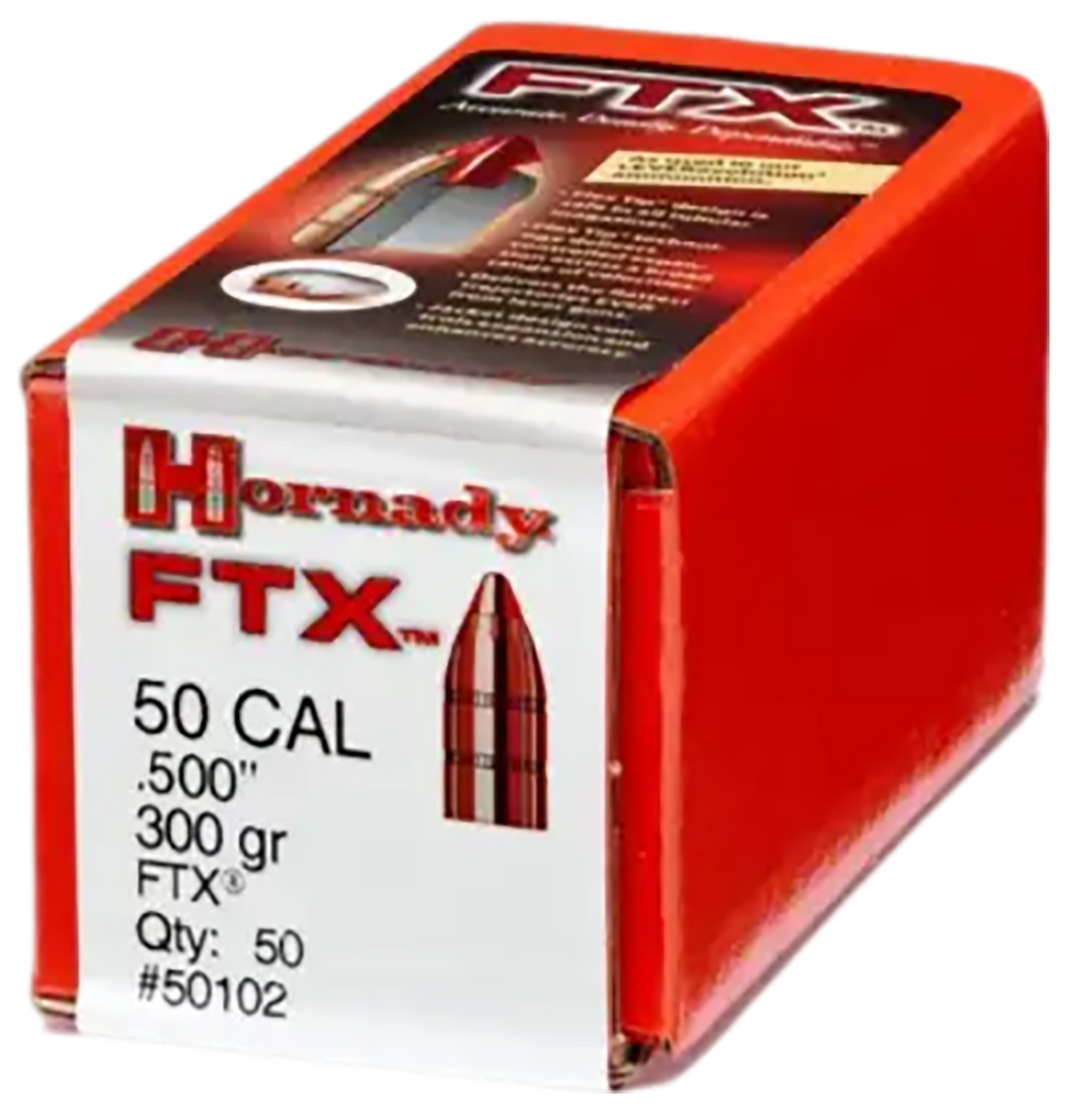 Hornady FTX .500 50 Cal 300 gr Flex Tip eXpanding - 50/Box — view 2