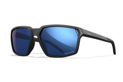 Wiley X Sierra M/L Blue Mirror CAPTIVATE Polarized Lens Matte Black Frame — view 2