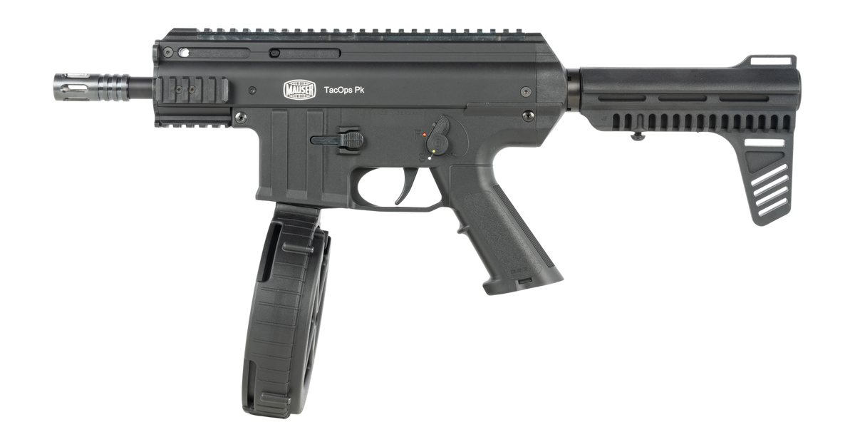 Mauser Rimfire TacOps Pk 22 LR 5" 110+1 Semi-Auto Pistol - Black Aluminum Frame — view 2