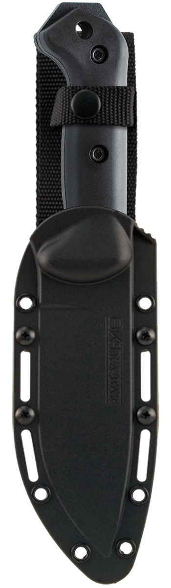 Ka-Bar BK2 Becker Campanion 5.25" 1095 Cro-Van Fixed Blade Knife - Black Ultramid Handle — view 2
