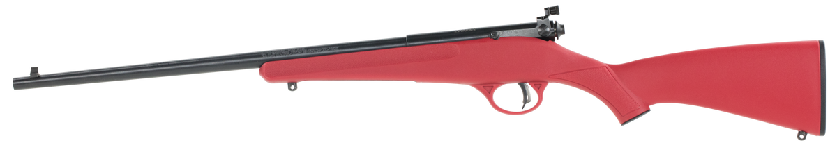 Savage Rascal Youth 22 LR 16.13" 1-Rd Bolt Action Rifle - Red Synthetic - Right Hand — view 2