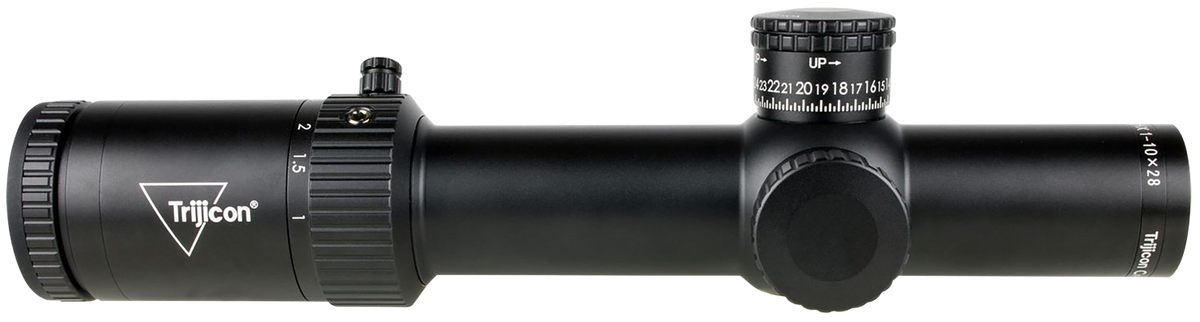 Trijicon Credo HX 1-10x28mm 34mm Tube FFP Segmented Circle Enhanced Riflescope - Satin Black — view 2