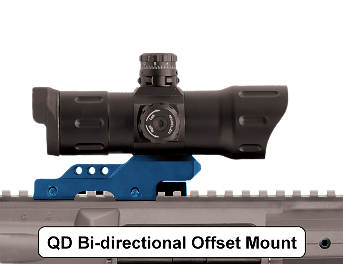 UTG ITA 6" Red/Green T-Dot Red Dot Sight w/ Offset QD Mount — view 2