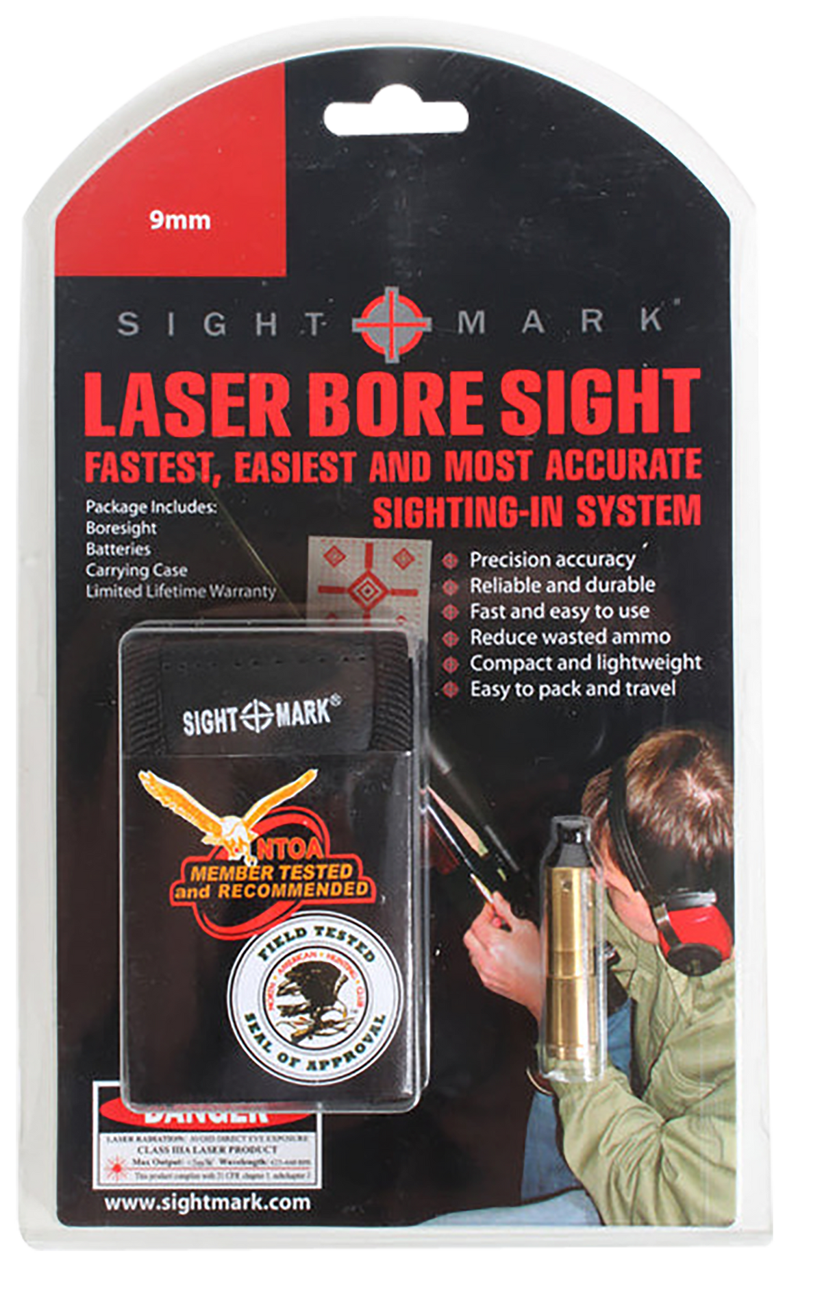 Sightmark SM39015 Boresight Red Laser 9mm Luger 632-650nm — view 2