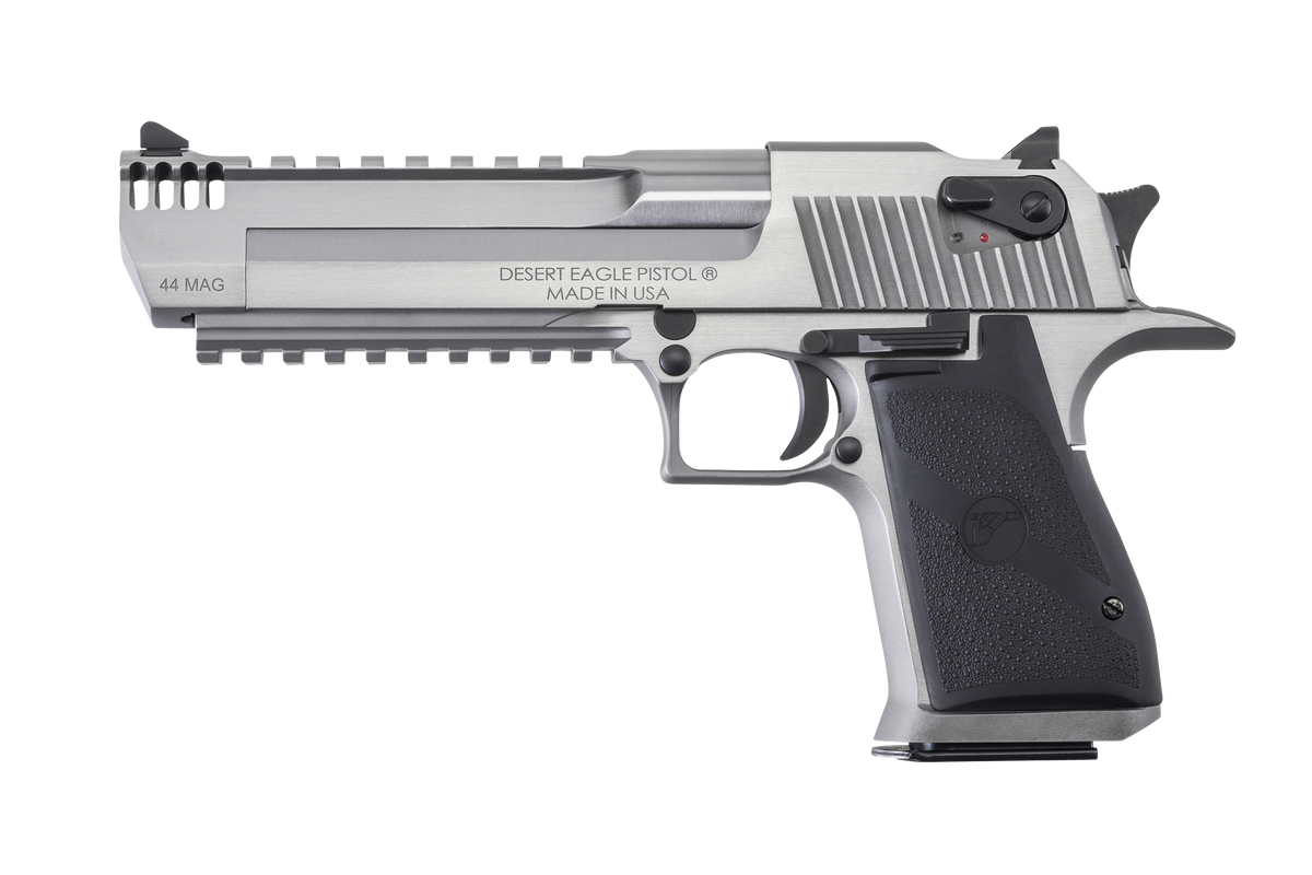 Magnum Research Desert Eagle Mark XIX 44 Rem Mag 6" 8+1 Semi-Auto Pistol w/ Muzzle Brake - Stainless Steel — view 2