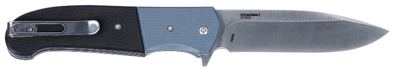 CRKT 6880 Ignitor 3.48" Folding Drop Point Plain Satin 8Cr13MoV Blue/Black G10 Handle — view 2