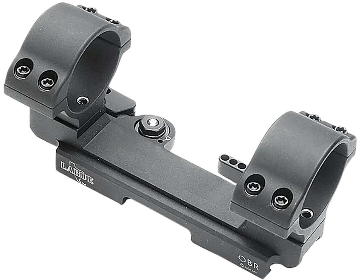 LaRue Tactical LT11130 In Line QD Scope Mount 30mm Medium Rings - Black Aluminum — view 2