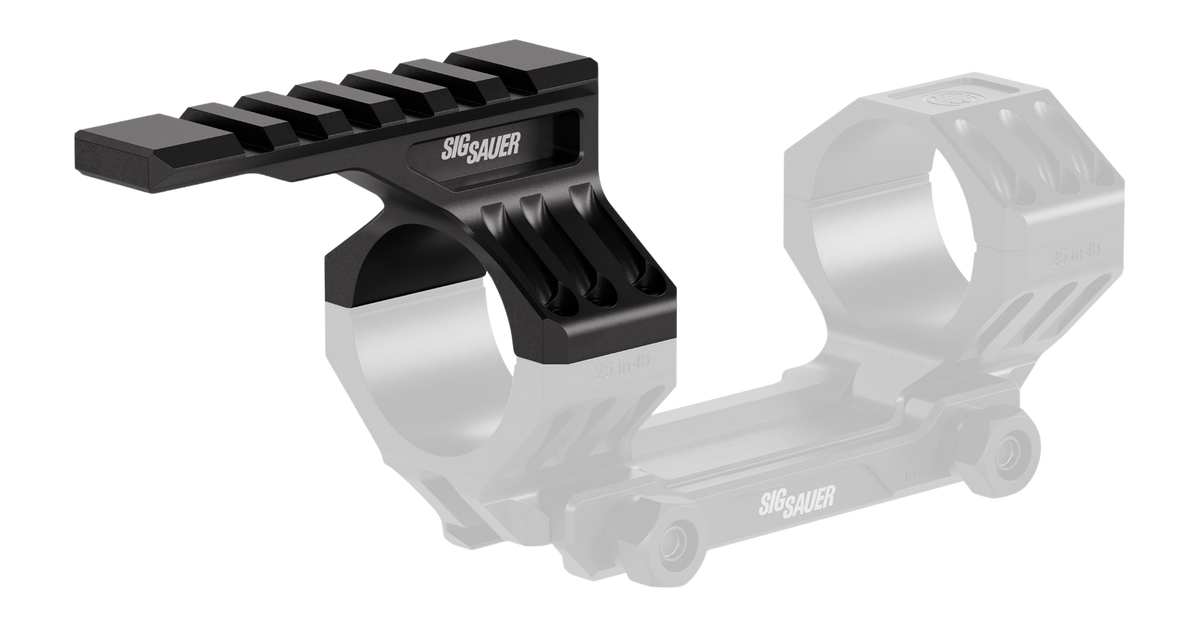 Sig Sauer Electro-Optics Alpha MSR 34mm Scope Mount - Black Anodized — view 2