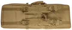 NcSTAR VISM Double Carbine Case 42" Tan PVC Nylon Foam Padded Lockable MOLLE — view 2
