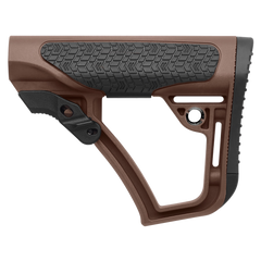 Daniel Defense OEM Mil-Spec AR-15 6-Position Collapsible Buttstock - Brown — view 2