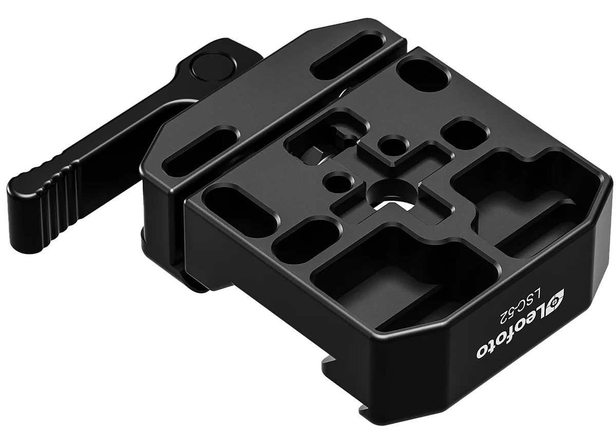 Leofoto LSC-52 Lever Release Hybrid Clamp - Arca + Picatinny — view 2
