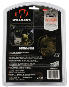 Walkers Game Ear Razor PRO Digital Electronic Muff 23 dB Over the Head ATACS-IX Camo/Black Polymer — view 2