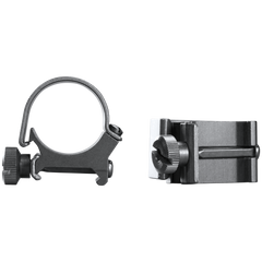 Weaver Mounts 49041 Detachable Top Mount Rings 1" Medium Matte Black Aluminum - Quick Detach — view 2