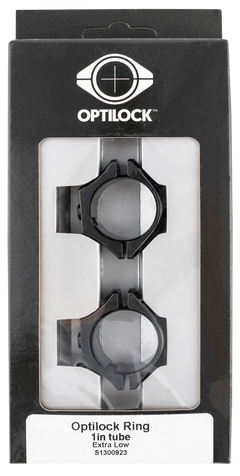 Tikka T3 Opti-Lock 1" Extra Low Scope Rings Blued Steel - 2-Piece — view 2