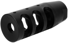 TacFire MZ1002N Compact Compensator 5.56x45mm NATO 1/2x28 Black Nitride Steel 2.5" — view 2