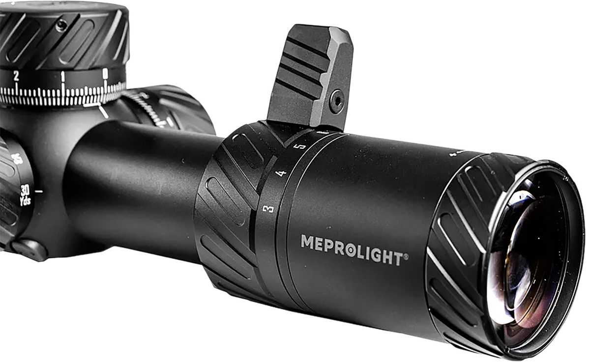 Meprolight USA MVO 3-18x44mm 34mm Tube FFP Illuminated M3 MRAD Riflescope — view 2