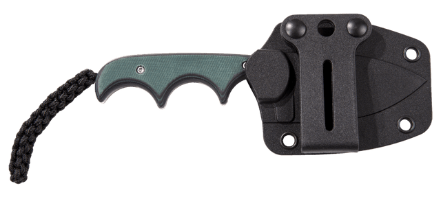 Columbia River CRKT 2396C Minimalist 2.15" Spear Point Fixed Blade Plain 8Cr13MoV GRN/BLK — view 2