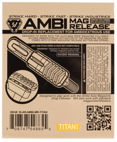 Strike Industries Ambidextrous Magazine Release AR-15/M16 Mil-Spec Titan Aluminum — view 2