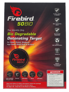 Firebird USA 50BIO 50mm Reactive Detonating Target - White Smoke - 10 Pack — view 2