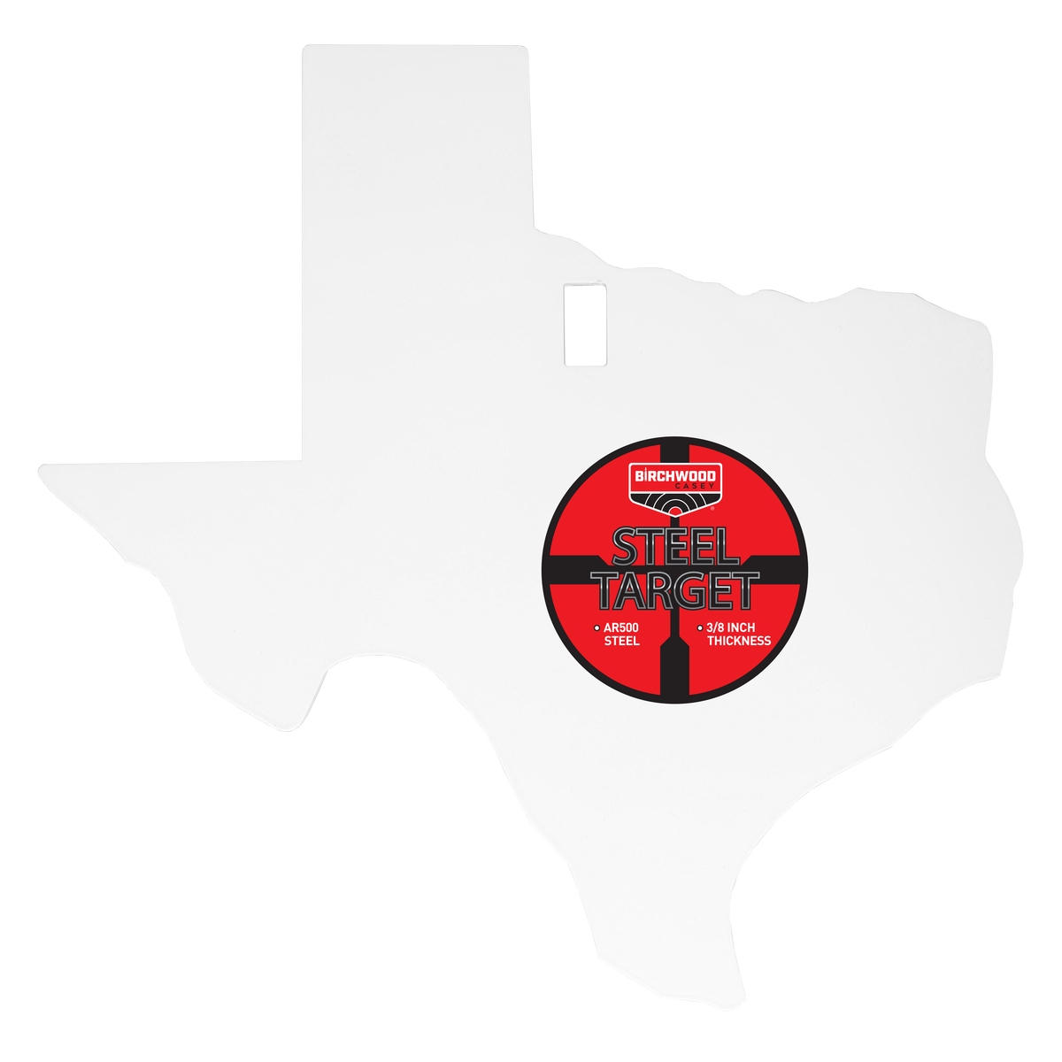 Birchwood Casey Centerfire Silhouette Texas 3/8" AR500 Steel Target — view 2