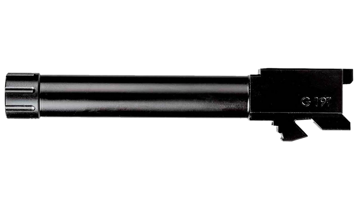 Tapco Glock 19 Gen1-3 9mm Luger Threaded Stainless Steel Barrel - Black Nitride — view 2