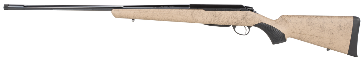 Tikka T3x Lite 7mm Rem Mag 3+1 24.3" Fluted Bolt-Action Rifle - Threaded, Muzzle Brake, Roughtech Tan Stock — view 2