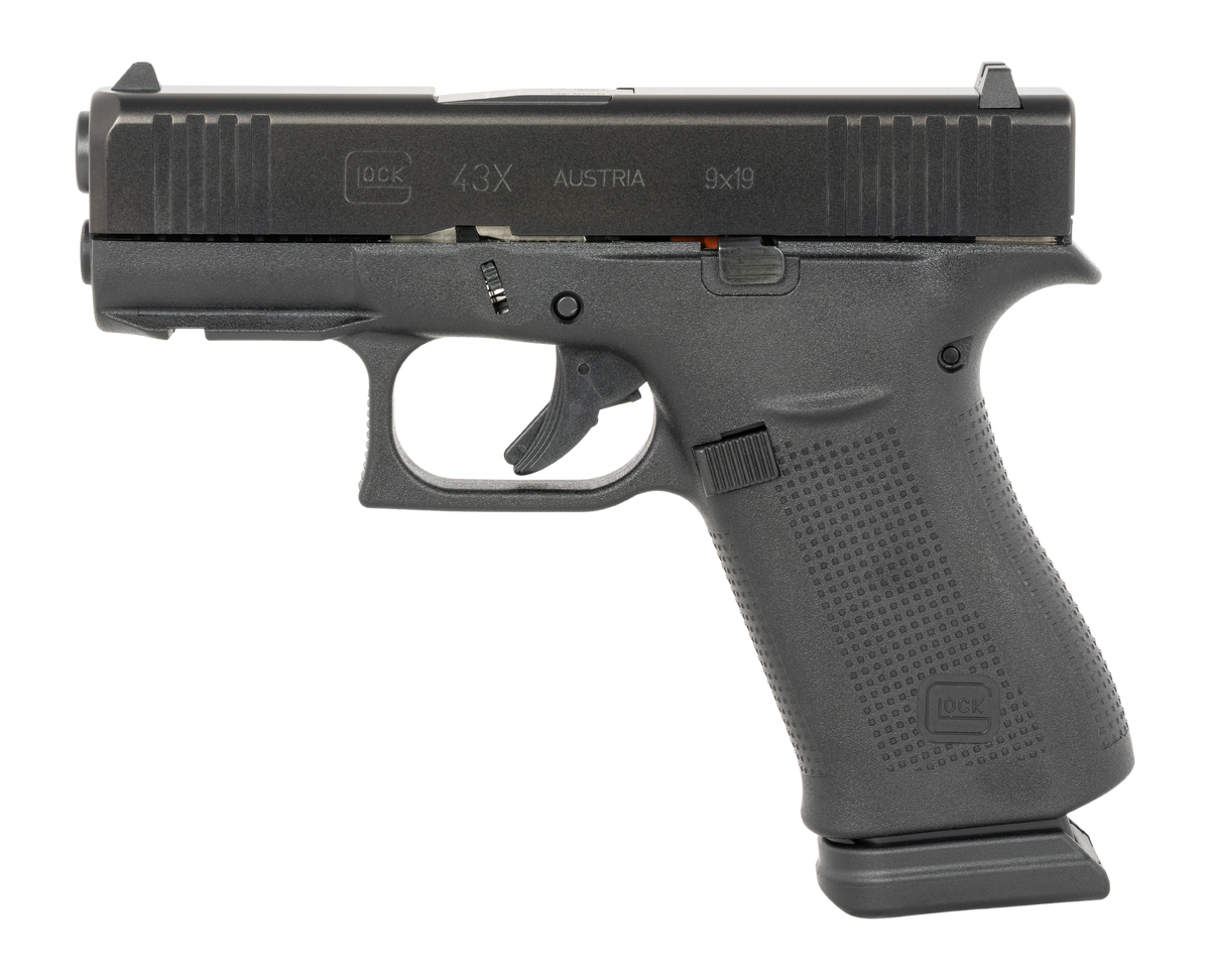Glock G43X 9mm Luger 3.41" 15+1 Semi-Auto Pistol - Optic Cut Slide — view 2