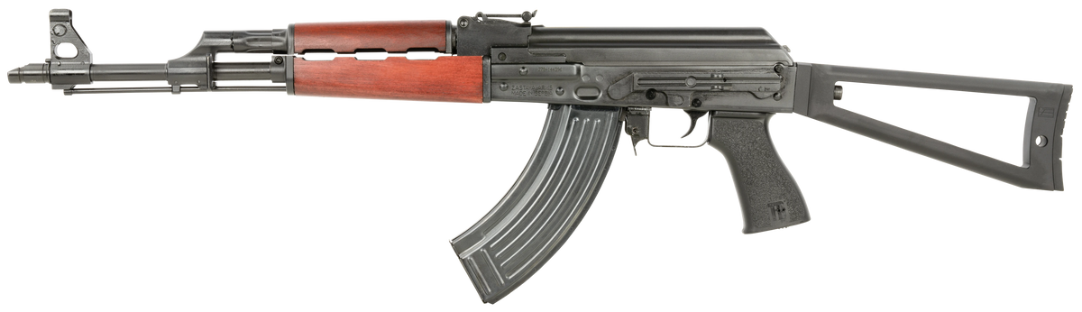 Zastava Arms USA ZPAP M70 7.62x39mm 16.25" 30+1 Semi-Auto Rifle - Triangle Stock, Serbian Red Wood Handguard — view 2