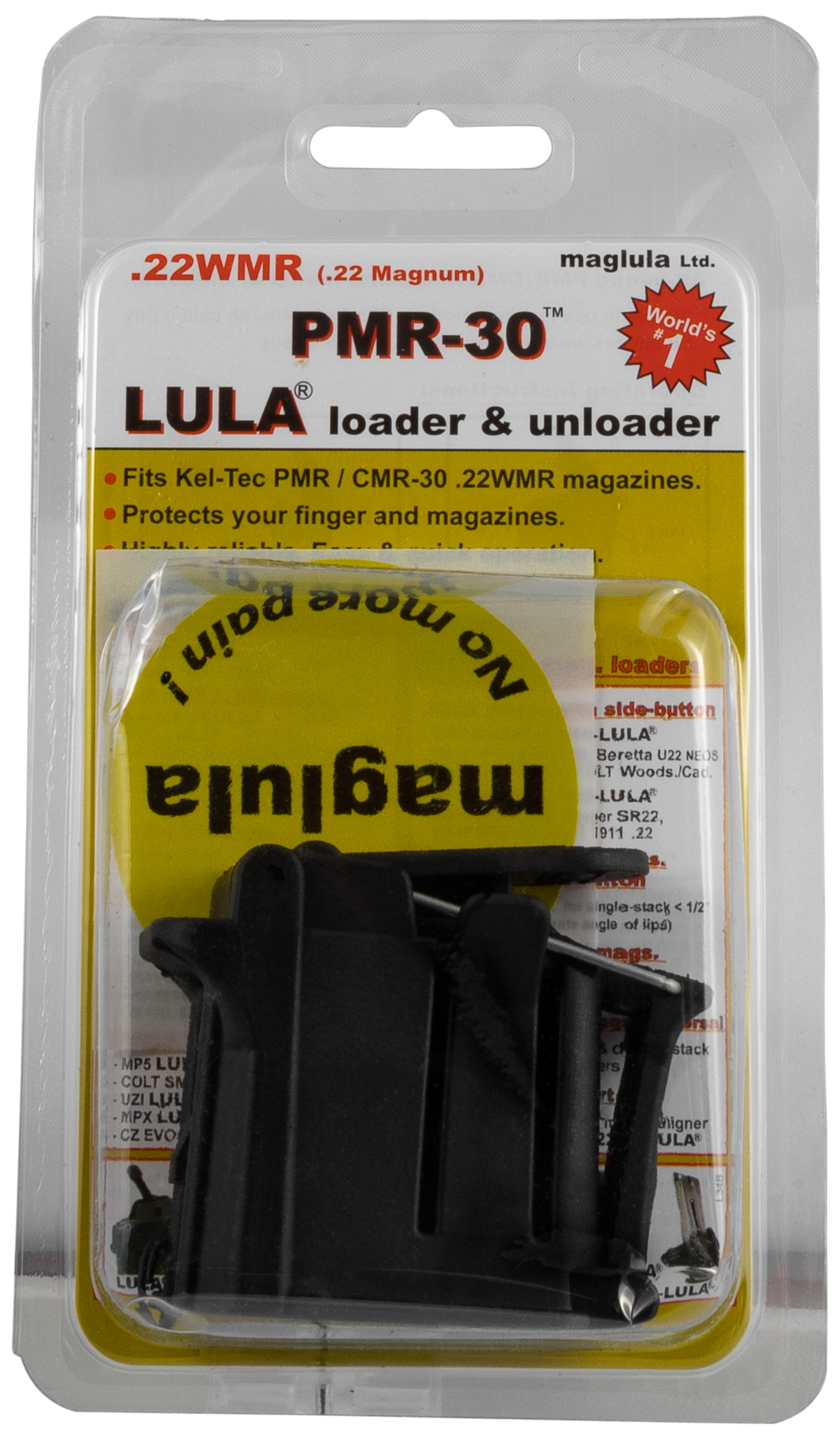 Maglula LULA LU34B Kel-Tec PMR-30 22 WMR Loader & Unloader - Black — view 2