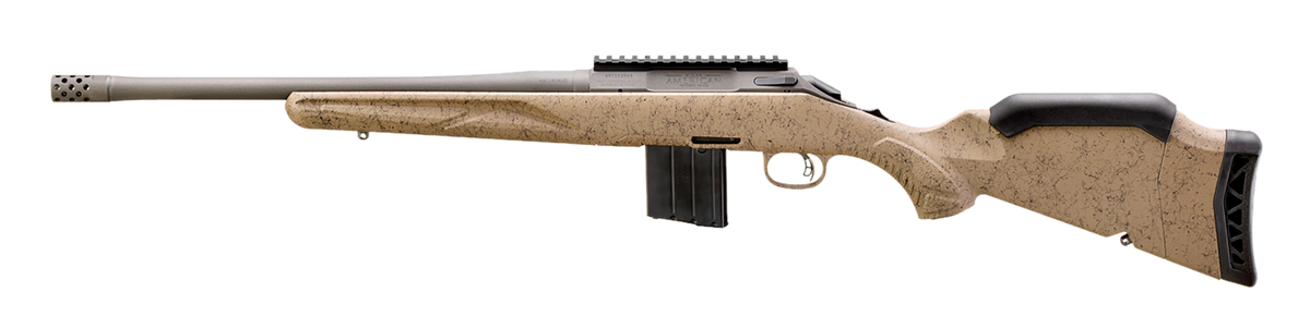 Ruger American II Ranch 400 Legend 16.10" 5+1 Bolt-Action Rifle - FDE Splatter Stock — view 2