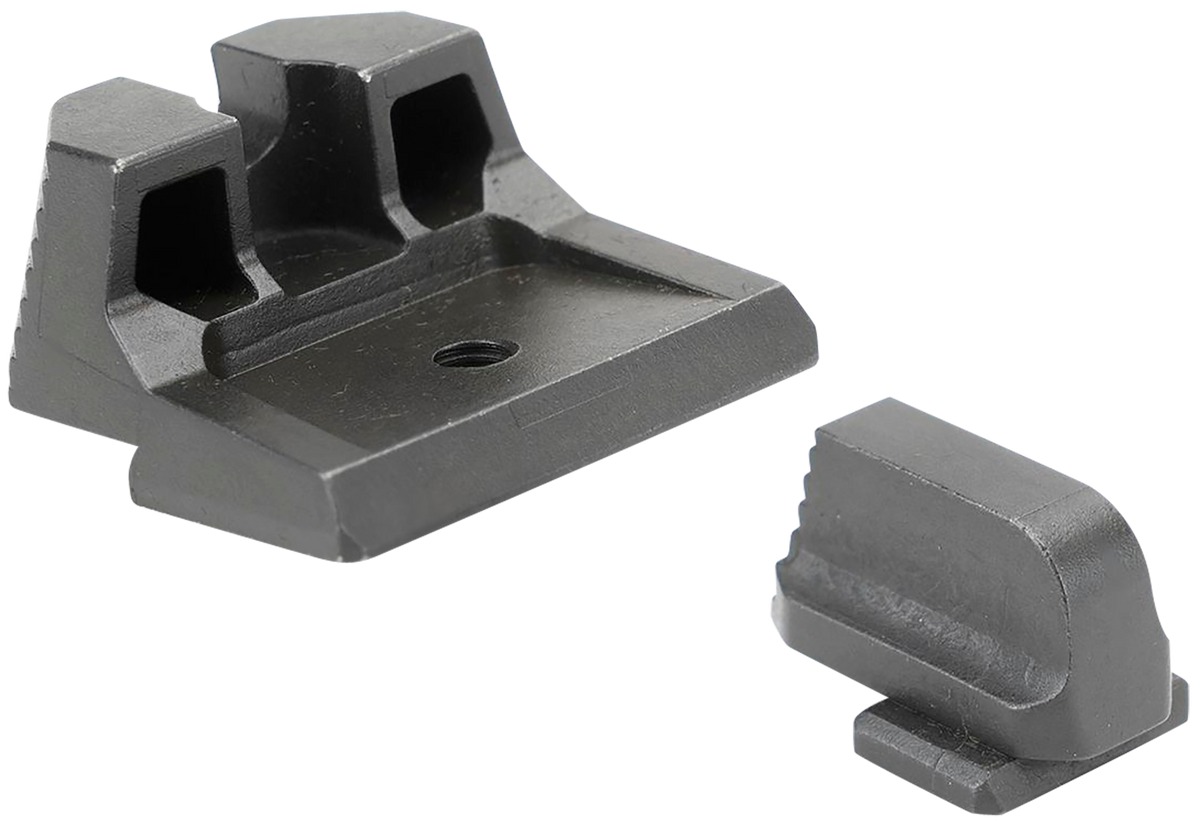Strike Industries Strike Iron Sights M&P/M&P M2.0 Suppressor Height Black/Blank Front & Rear — view 2