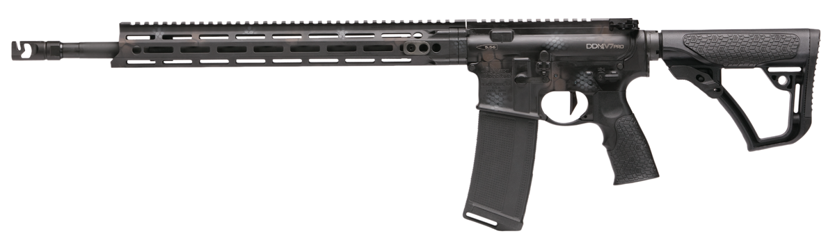 Daniel Defense DDM4 V7 Pro 5.56x45mm NATO 18" 30+1 Semi-Auto Rifle - Rattlecan Cerakote — view 2