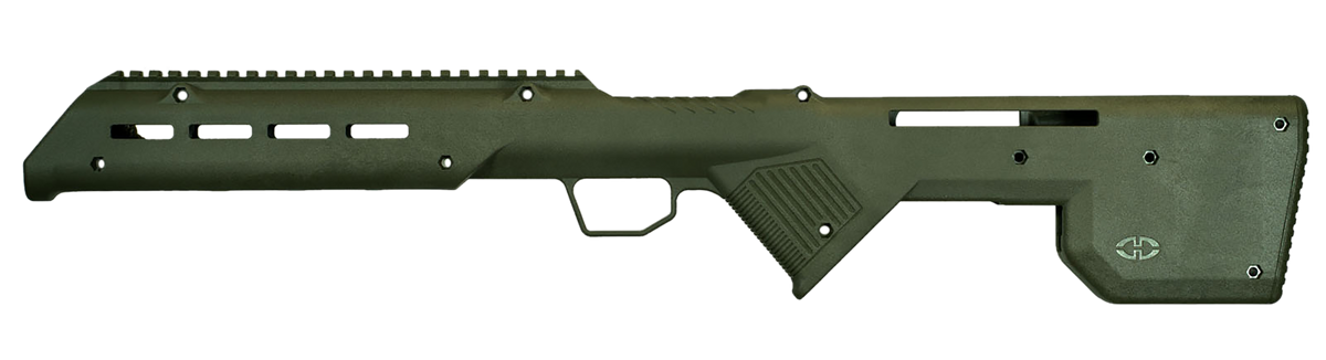 Desert Tech TREK-22 Fixed Bullpup Rifle Chassis OD Green Synthetic - Fits Ruger 10/22 26.75" OAL — view 2