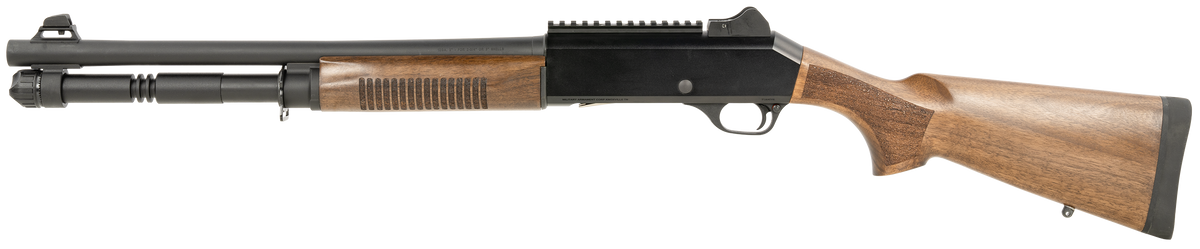 MAC 1014 12 Gauge 3" 5+1 18.5" Semi-Auto Shotgun - Walnut Furniture — view 2