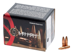Lehigh Defense Controlled Chaos .223 Rem/5.56x45mm NATO .224 62gr Solid Copper Reloading Bullets - 50/Box — view 2