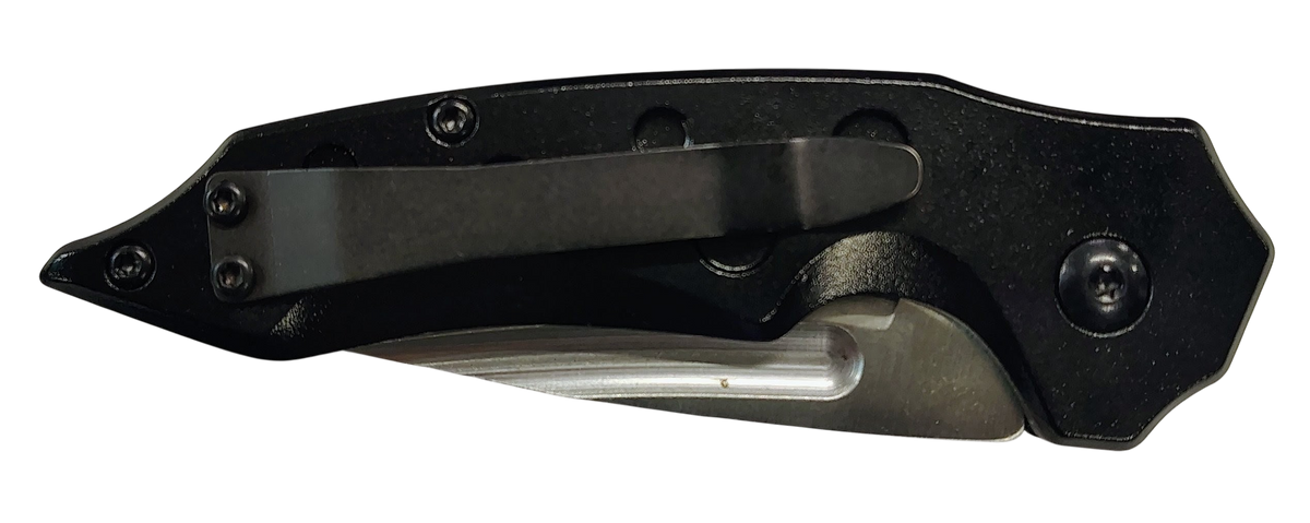 Xcaliber Knife Company Switch Blade 2.41" Folding Automatic Drop Point Plain D2 Steel - 4.15" Aluminum Handle — view 2