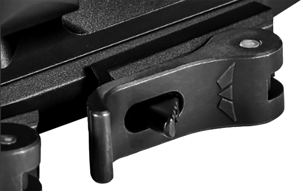 Warne QDXSKEL34TW Skeletonized Scope Mount/Ring Combo 34mm Tube Ultra High Quick Detach Black Anodized — view 2
