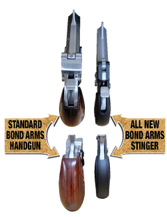 Bond Arms Stinger RS 380 ACP 3" 2rd Break-Action Pistol - Matte Stainless Barrel/Black Anodized Aluminum Frame — view 2