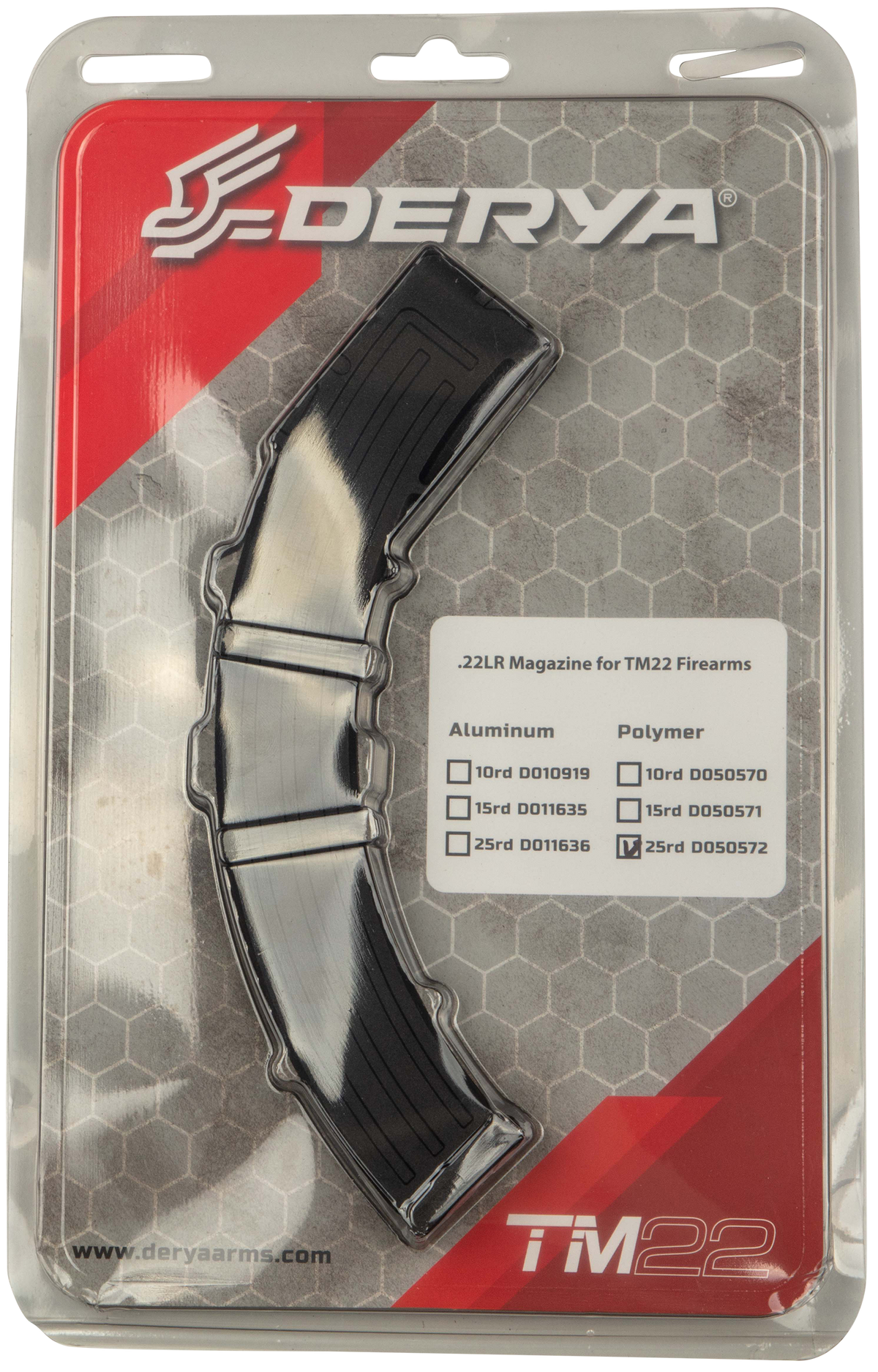 Derya Firearms TM22 22 LR 25rd Polymer Magazine - Black — view 2