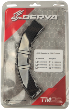 Derya Firearms TM22 22 LR 25rd Polymer Magazine - Black — view 2