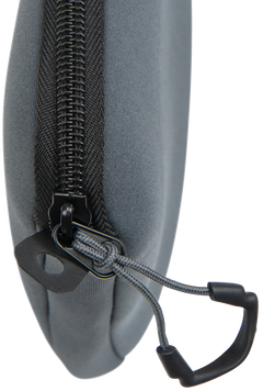 Allen 3637 Pistol Pouch Charcoal Neoprene Foam Padded Lockable — view 2