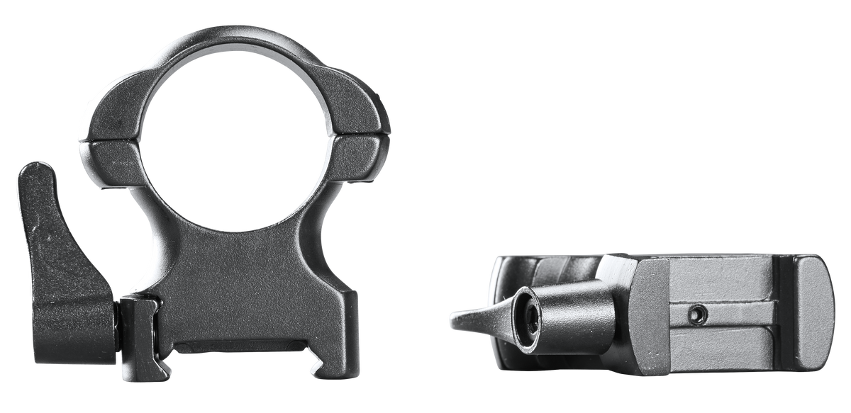Weaver Mounts Lever Lok 1" Extra High Matte Black Steel Top Mount Scope Rings — view 2