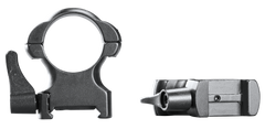 Weaver Mounts Lever Lok 1" Extra High Matte Black Steel Top Mount Scope Rings — view 2