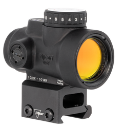 Trijicon MRO HD 1x25mm 2 MOA Red Dot / 68 MOA Circle Reflex Sight - Full Co-Witness Mount — view 2