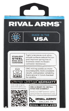 Rival Arms RA50G121S Guide Rod Assembly Silver Stainless Steel for Glock 17 Gen5 — view 2