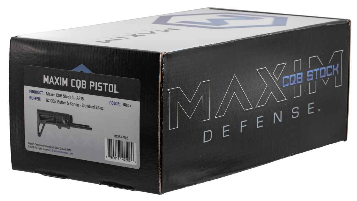Maxim Defense CQB Gen6 AR-15 Collapsible Stock 4-Position Aluminum Black — view 2